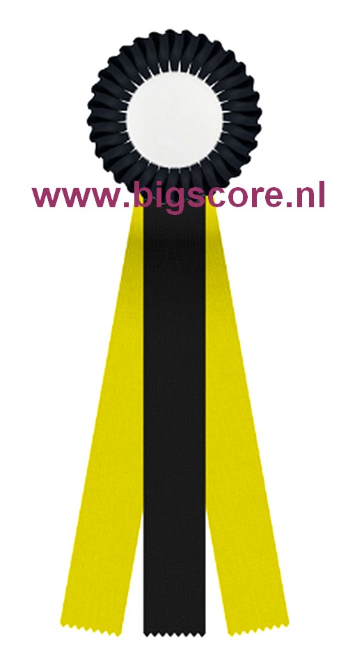 R 12 1-Ringsrozet Multi 3 liasters Blanco Ø 10,5 L: 25 cm met optie Full-Colour Ø 50 mm afslag